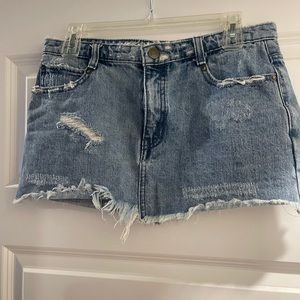 Women’s Free People Jean Short Skirt Size 4